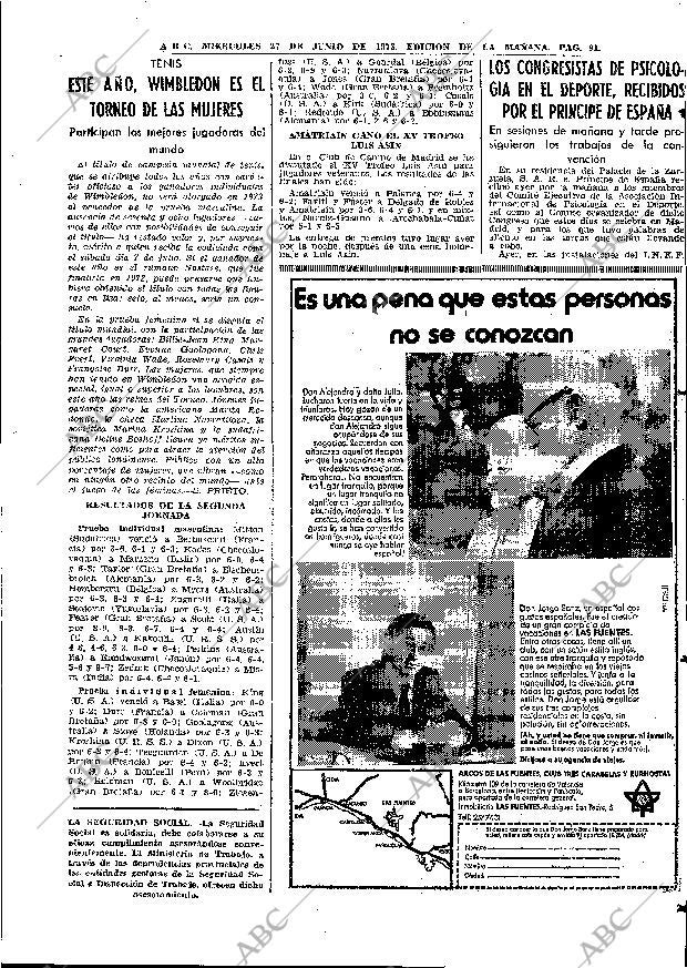 ABC MADRID 27-06-1973 página 89