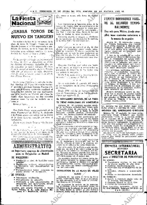 ABC MADRID 27-06-1973 página 93