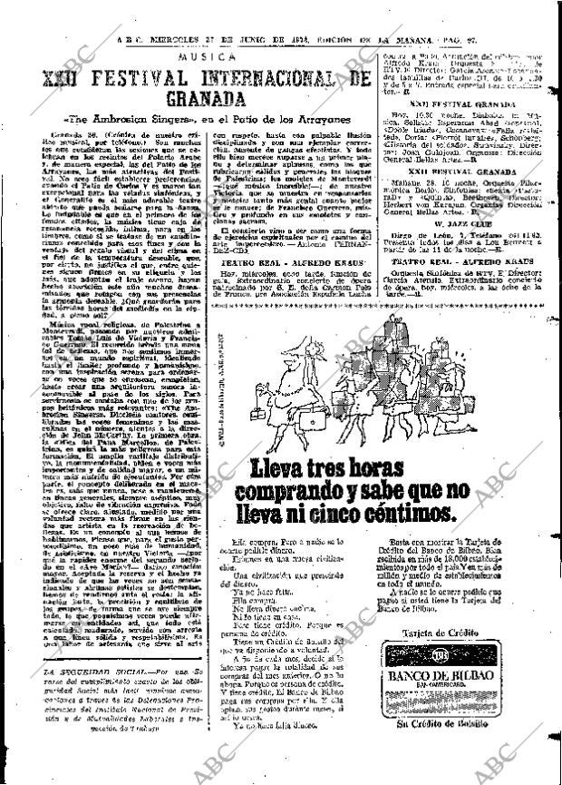 ABC MADRID 27-06-1973 página 95