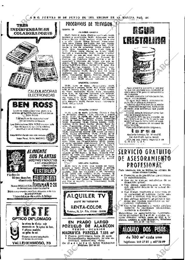 ABC MADRID 28-06-1973 página 106