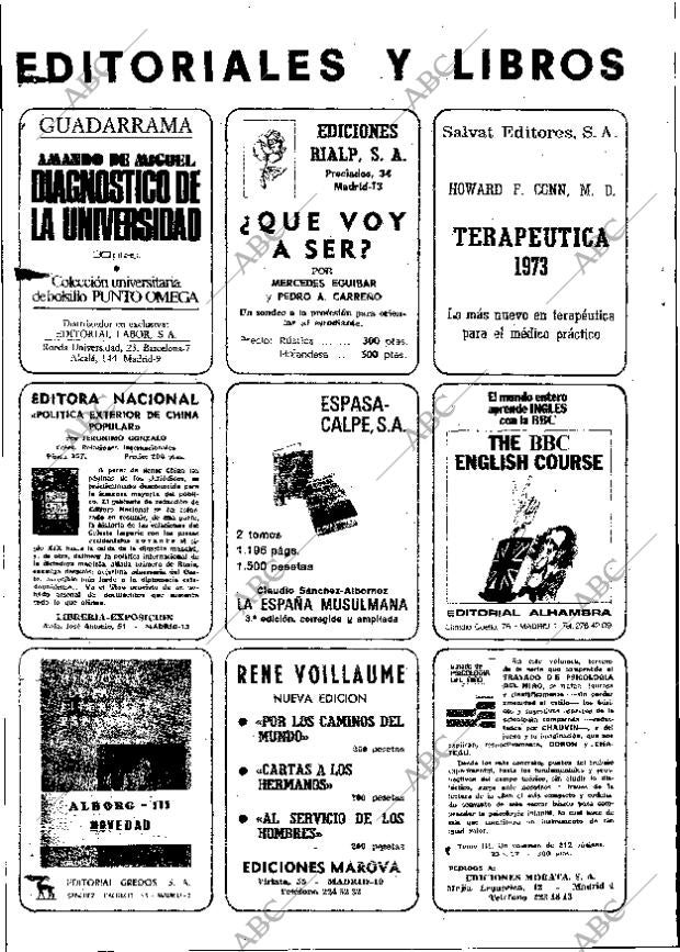 ABC MADRID 28-06-1973 página 132