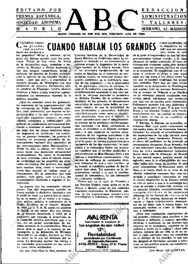 ABC MADRID 28-06-1973 página 3
