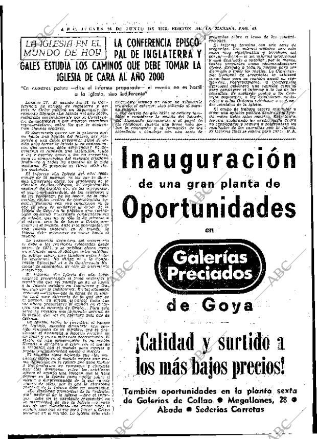 ABC MADRID 28-06-1973 página 43