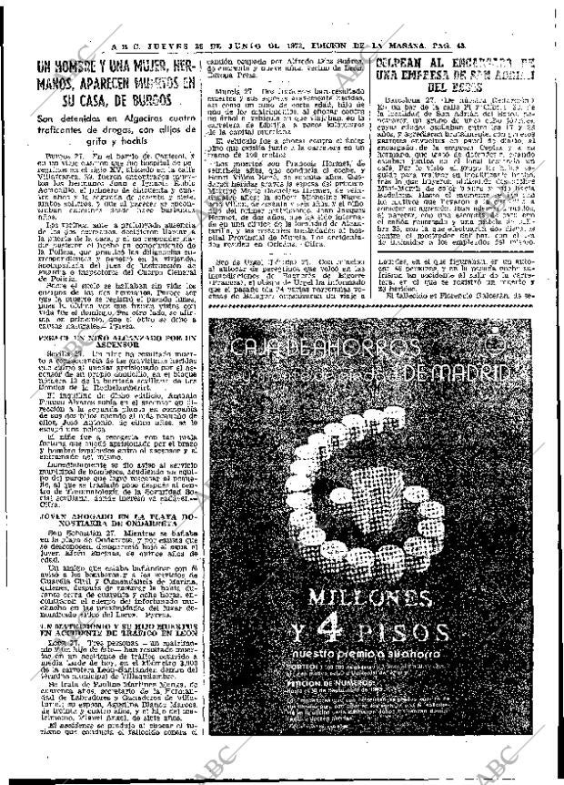 ABC MADRID 28-06-1973 página 45