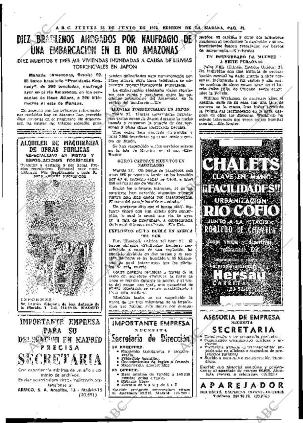 ABC MADRID 28-06-1973 página 47