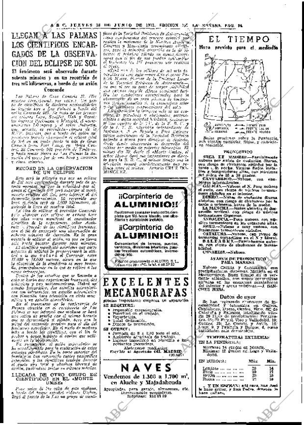 ABC MADRID 28-06-1973 página 54