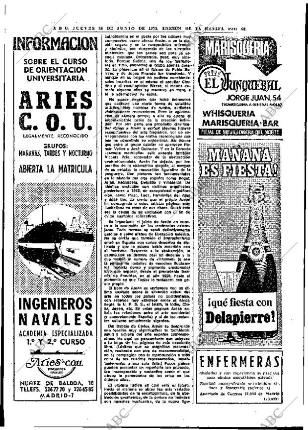 ABC MADRID 28-06-1973 página 68