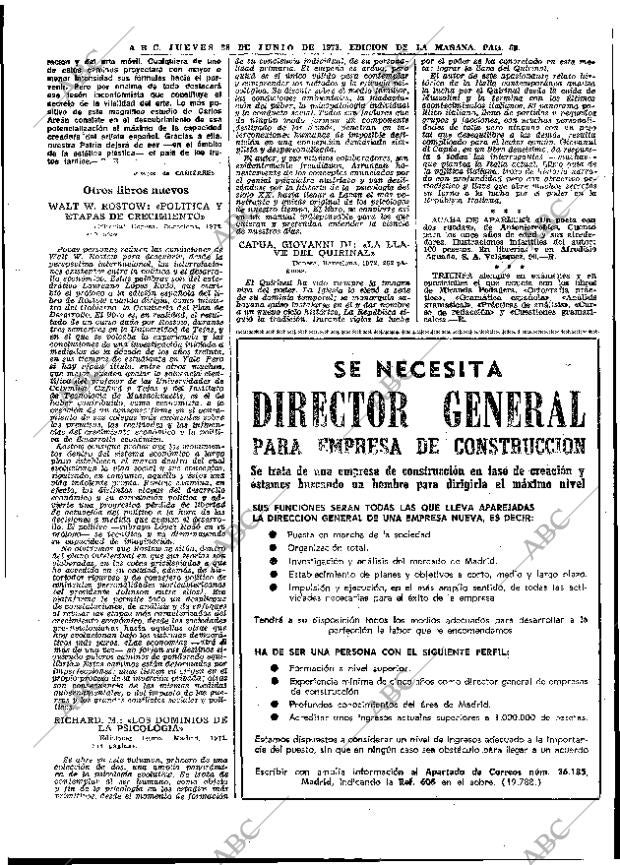 ABC MADRID 28-06-1973 página 69