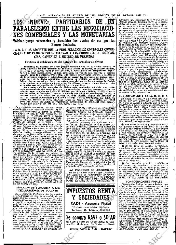 ABC MADRID 28-06-1973 página 79