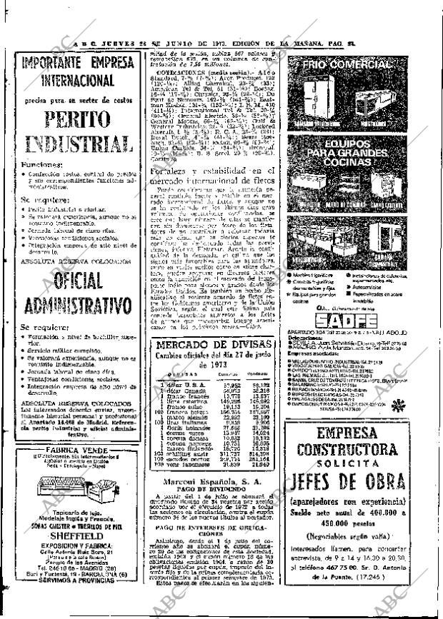 ABC MADRID 28-06-1973 página 82