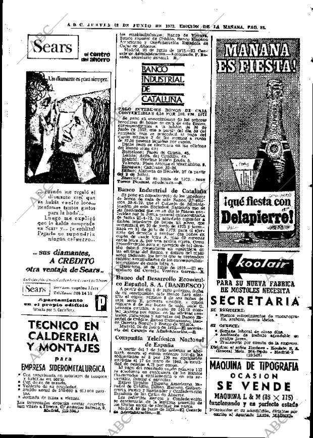 ABC MADRID 28-06-1973 página 83