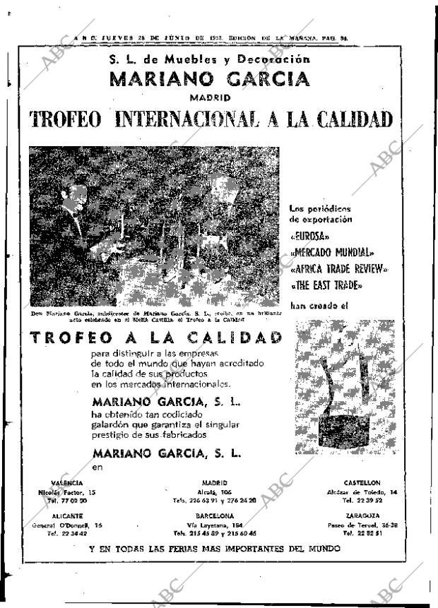 ABC MADRID 28-06-1973 página 84
