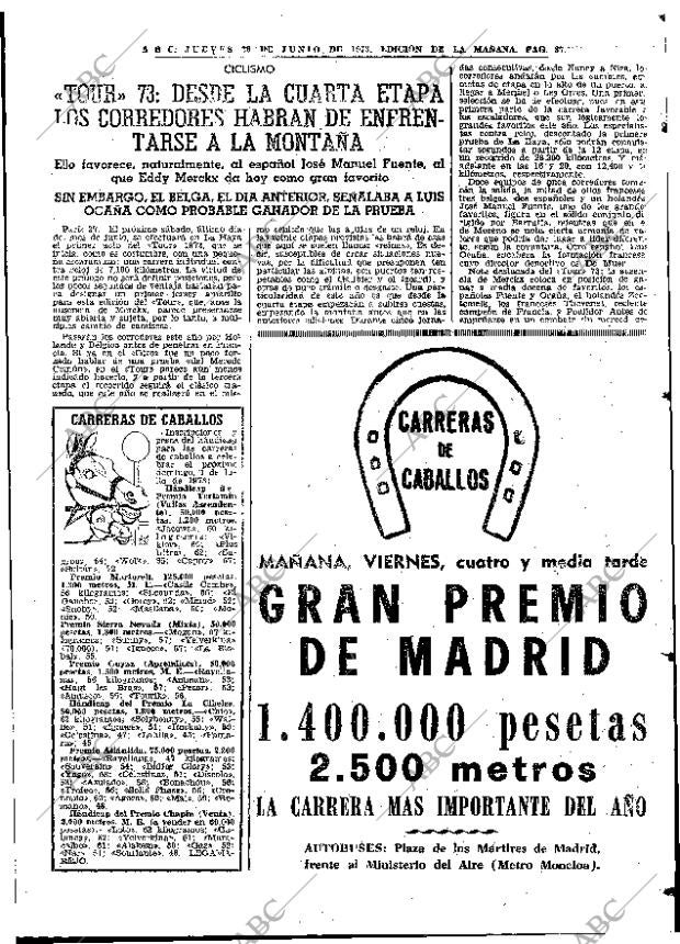 ABC MADRID 28-06-1973 página 87
