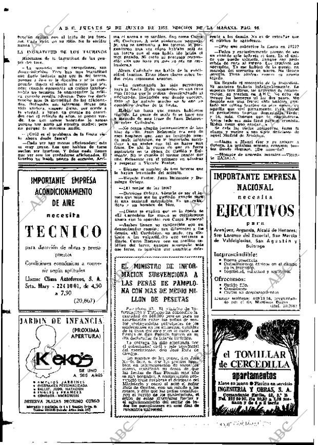 ABC MADRID 28-06-1973 página 96