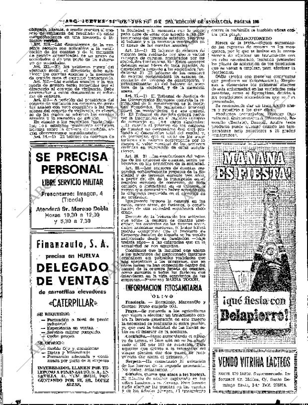 ABC SEVILLA 28-06-1973 página 108