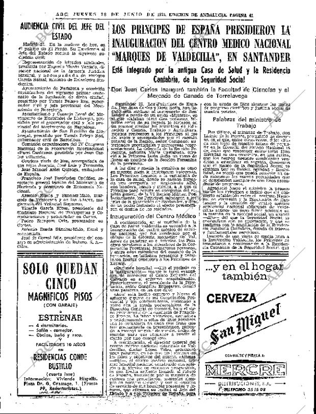 ABC SEVILLA 28-06-1973 página 41