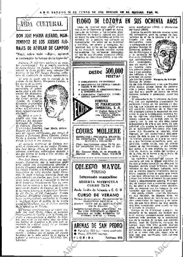 ABC MADRID 30-06-1973 página 67