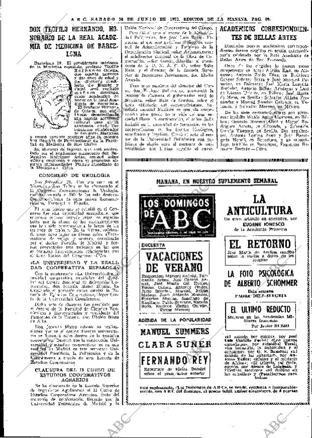 ABC MADRID 30-06-1973 página 69