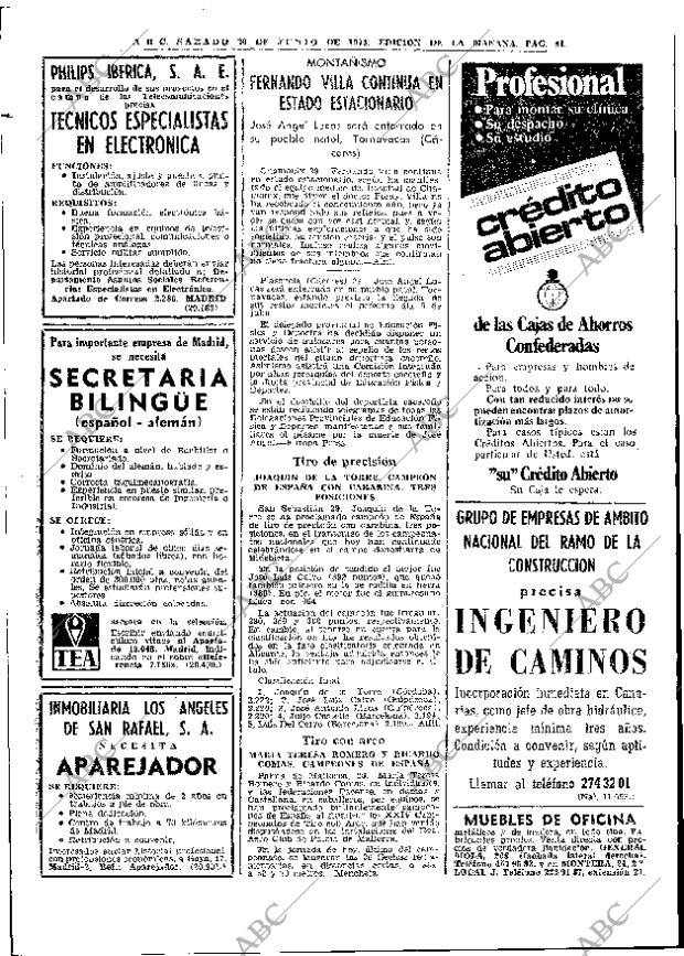 ABC MADRID 30-06-1973 página 84