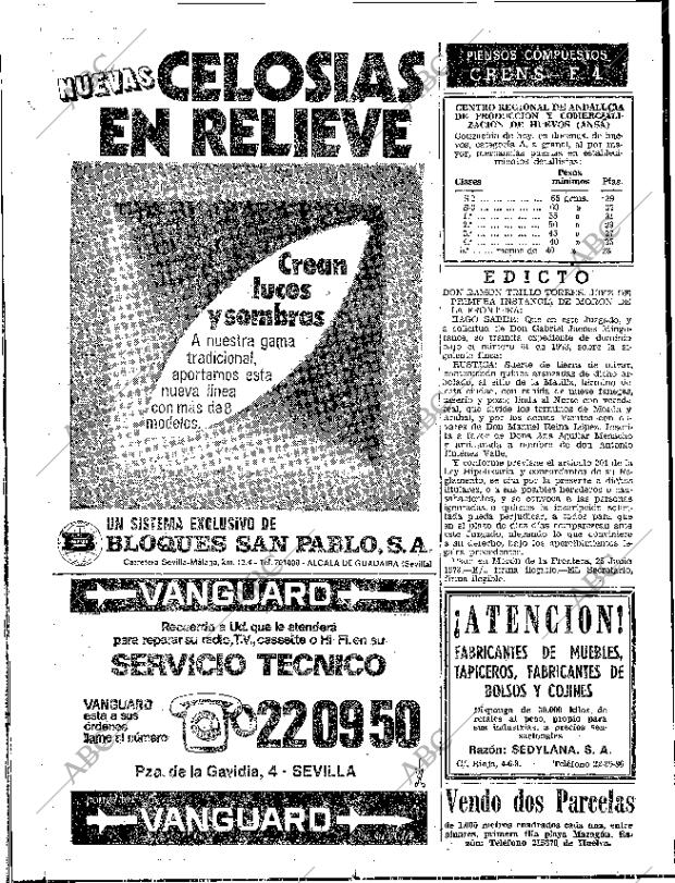 ABC SEVILLA 30-06-1973 página 94