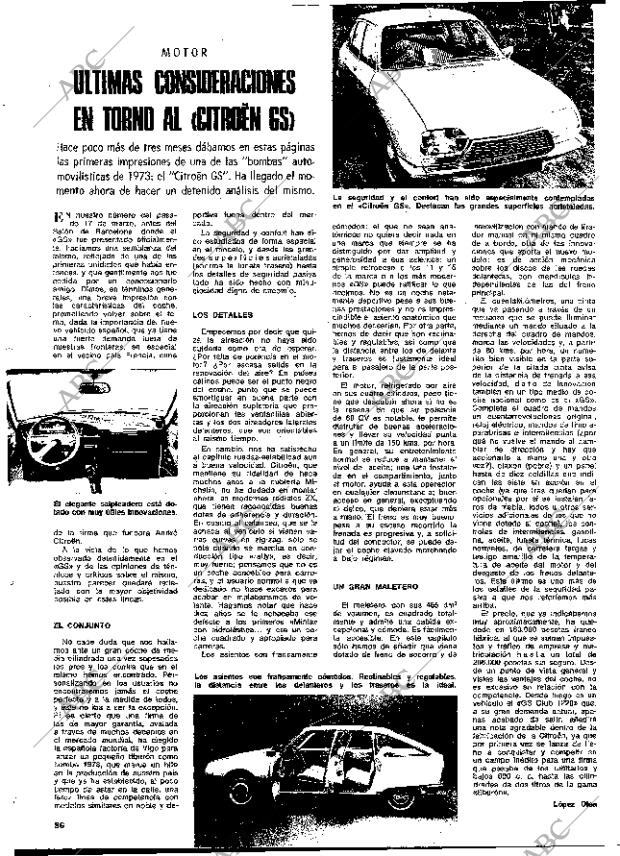 BLANCO Y NEGRO MADRID 30-06-1973 página 86