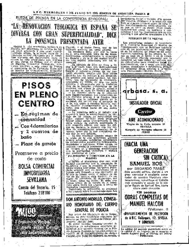 ABC SEVILLA 04-07-1973 página 43