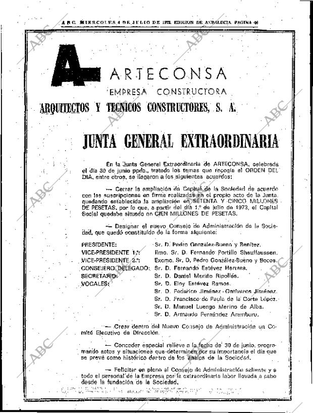 ABC SEVILLA 04-07-1973 página 46