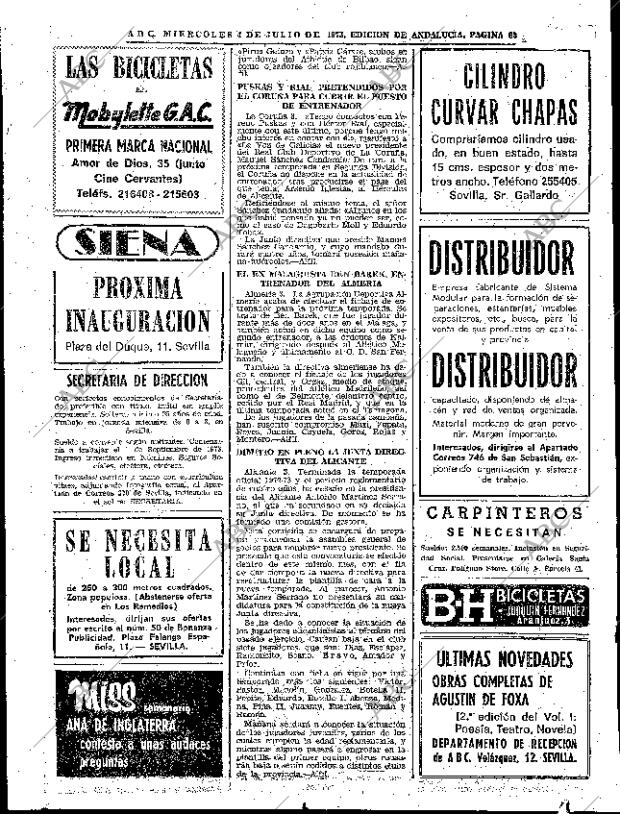 ABC SEVILLA 04-07-1973 página 62