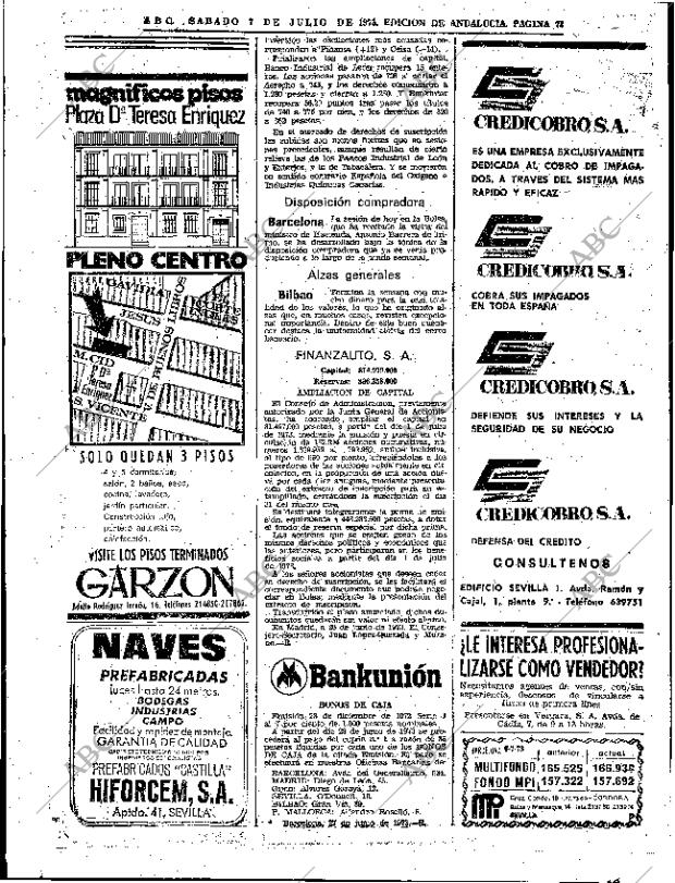 ABC SEVILLA 07-07-1973 página 72