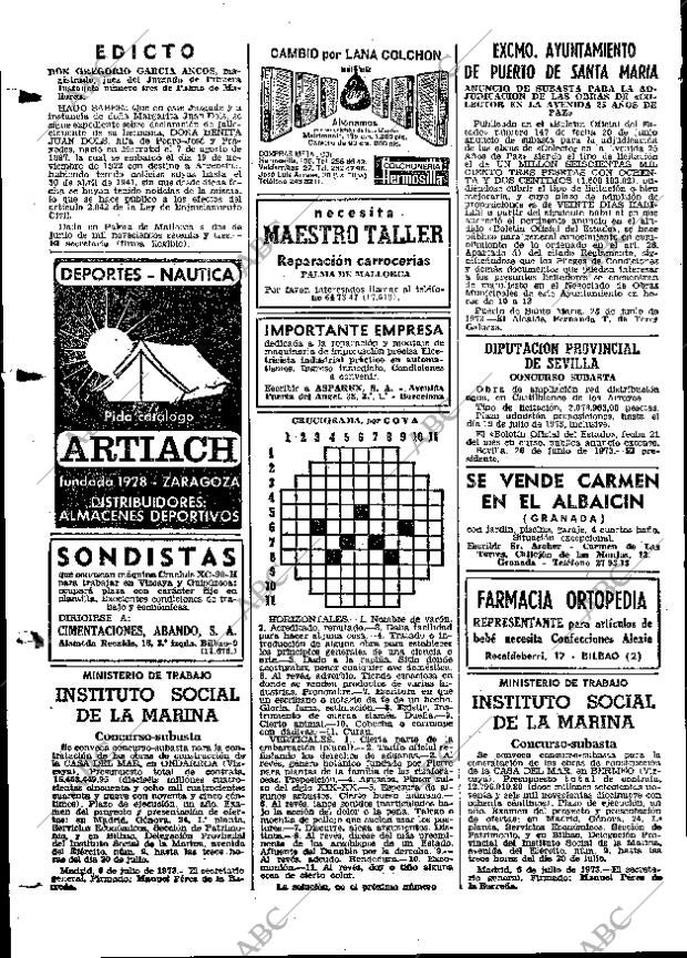 ABC MADRID 11-07-1973 página 114