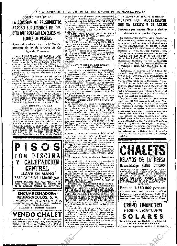 ABC MADRID 11-07-1973 página 27