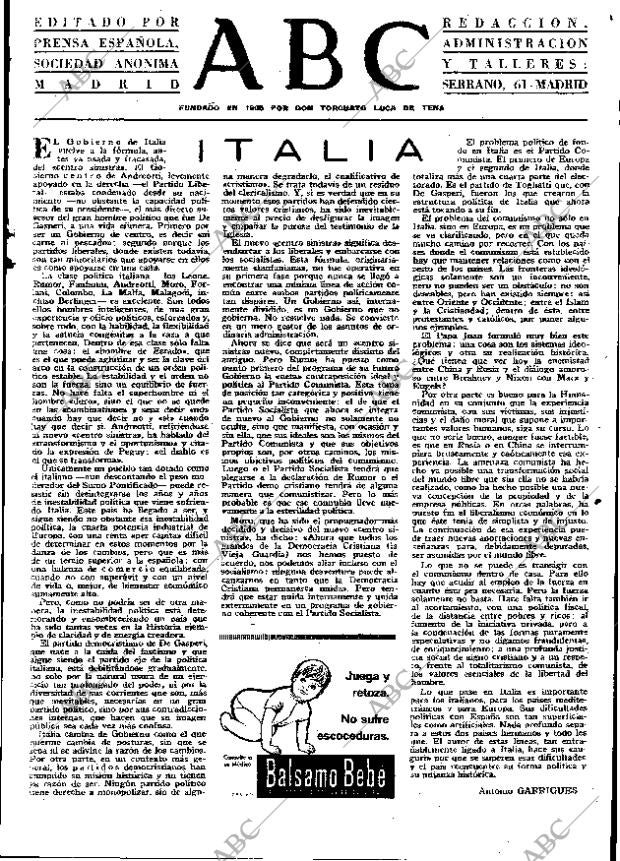 ABC MADRID 11-07-1973 página 3