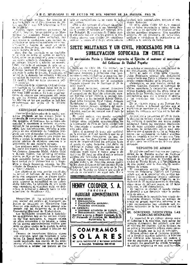 ABC MADRID 11-07-1973 página 32