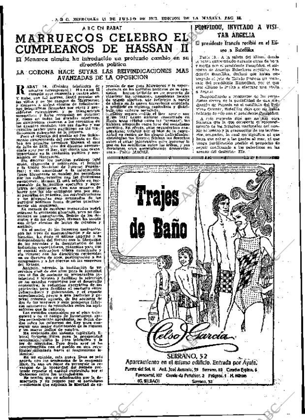 ABC MADRID 11-07-1973 página 33