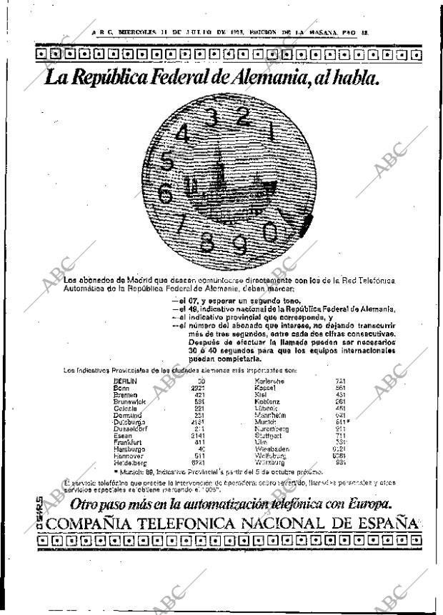 ABC MADRID 11-07-1973 página 38