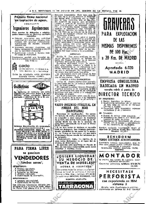ABC MADRID 11-07-1973 página 42