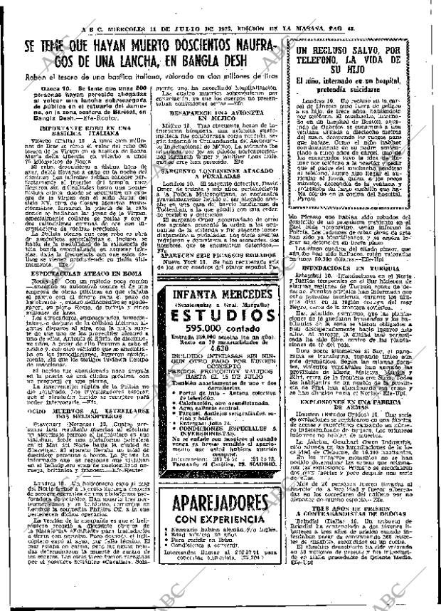 ABC MADRID 11-07-1973 página 43