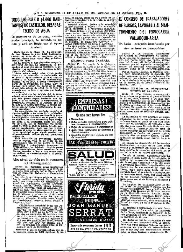 ABC MADRID 11-07-1973 página 45