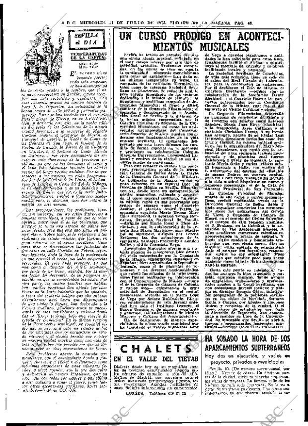 ABC MADRID 11-07-1973 página 49