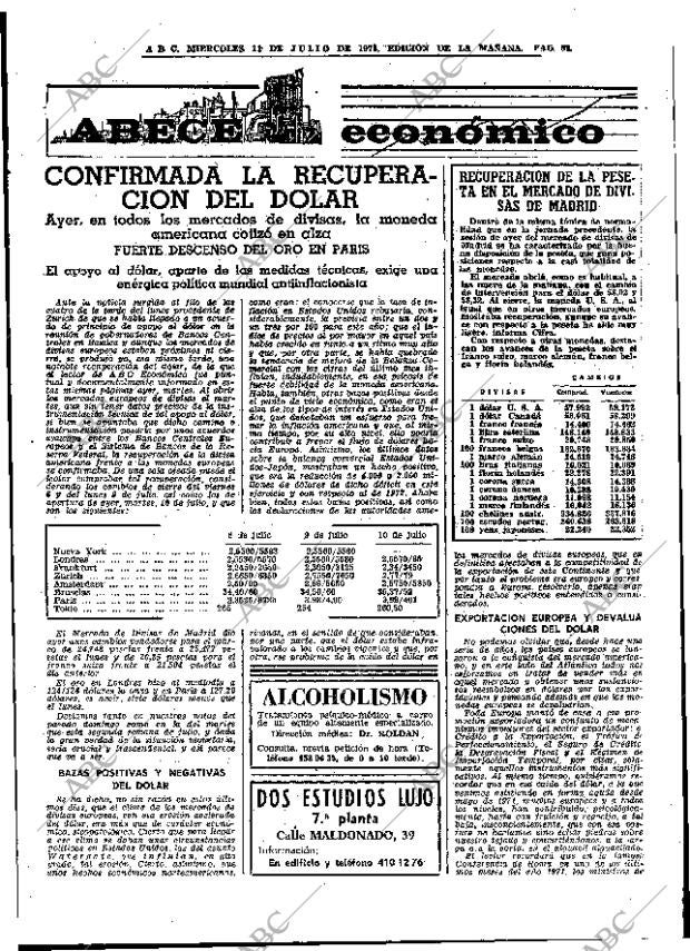 ABC MADRID 11-07-1973 página 63