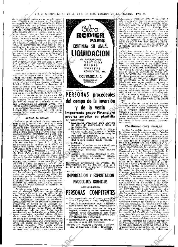 ABC MADRID 11-07-1973 página 64