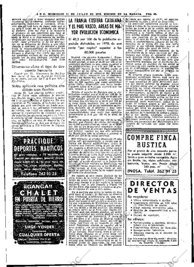 ABC MADRID 11-07-1973 página 65