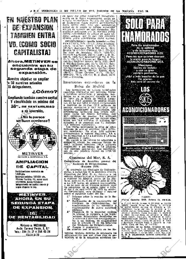 ABC MADRID 11-07-1973 página 70