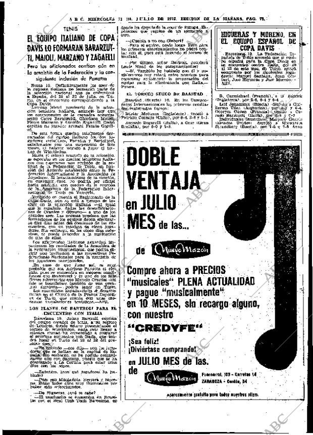 ABC MADRID 11-07-1973 página 77