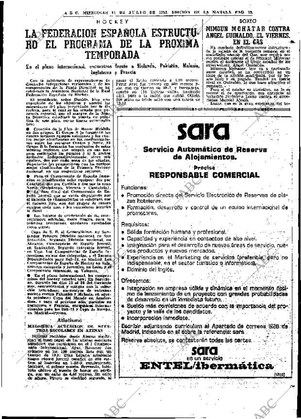 ABC MADRID 11-07-1973 página 79