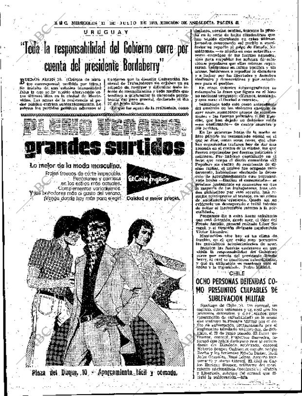 ABC SEVILLA 11-07-1973 página 41