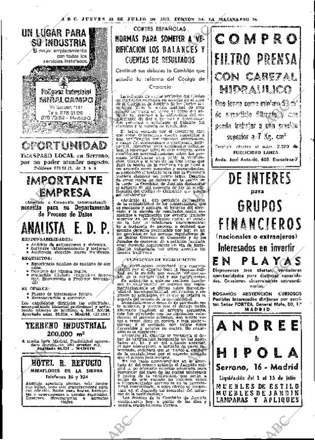 ABC MADRID 12-07-1973 página 24