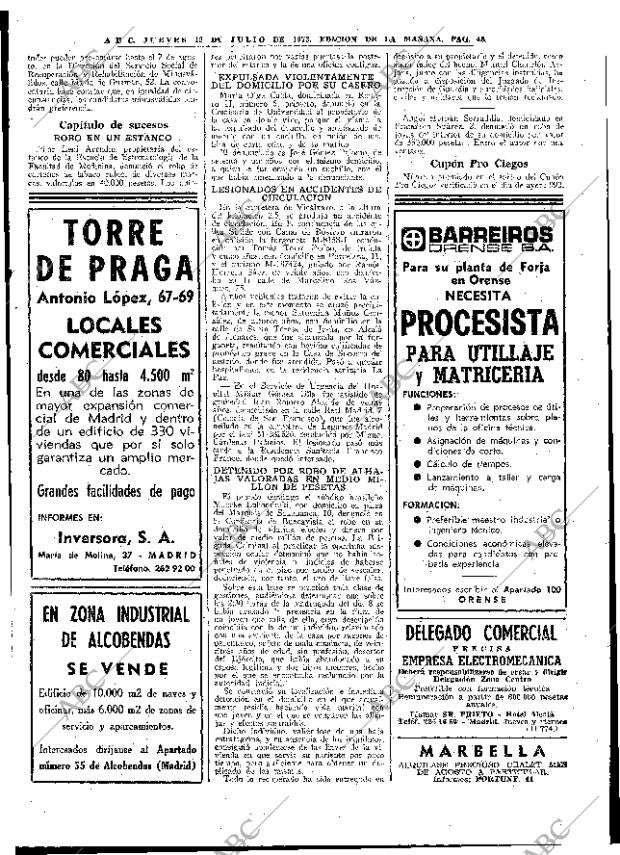 ABC MADRID 12-07-1973 página 45