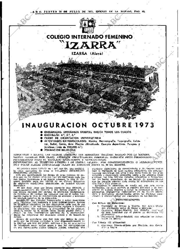 ABC MADRID 12-07-1973 página 47