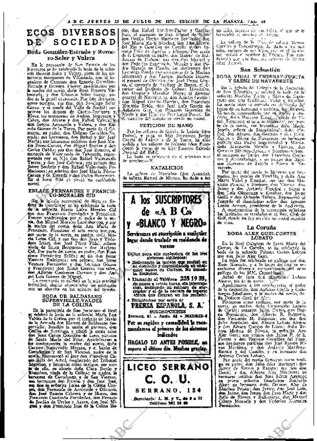 ABC MADRID 12-07-1973 página 48